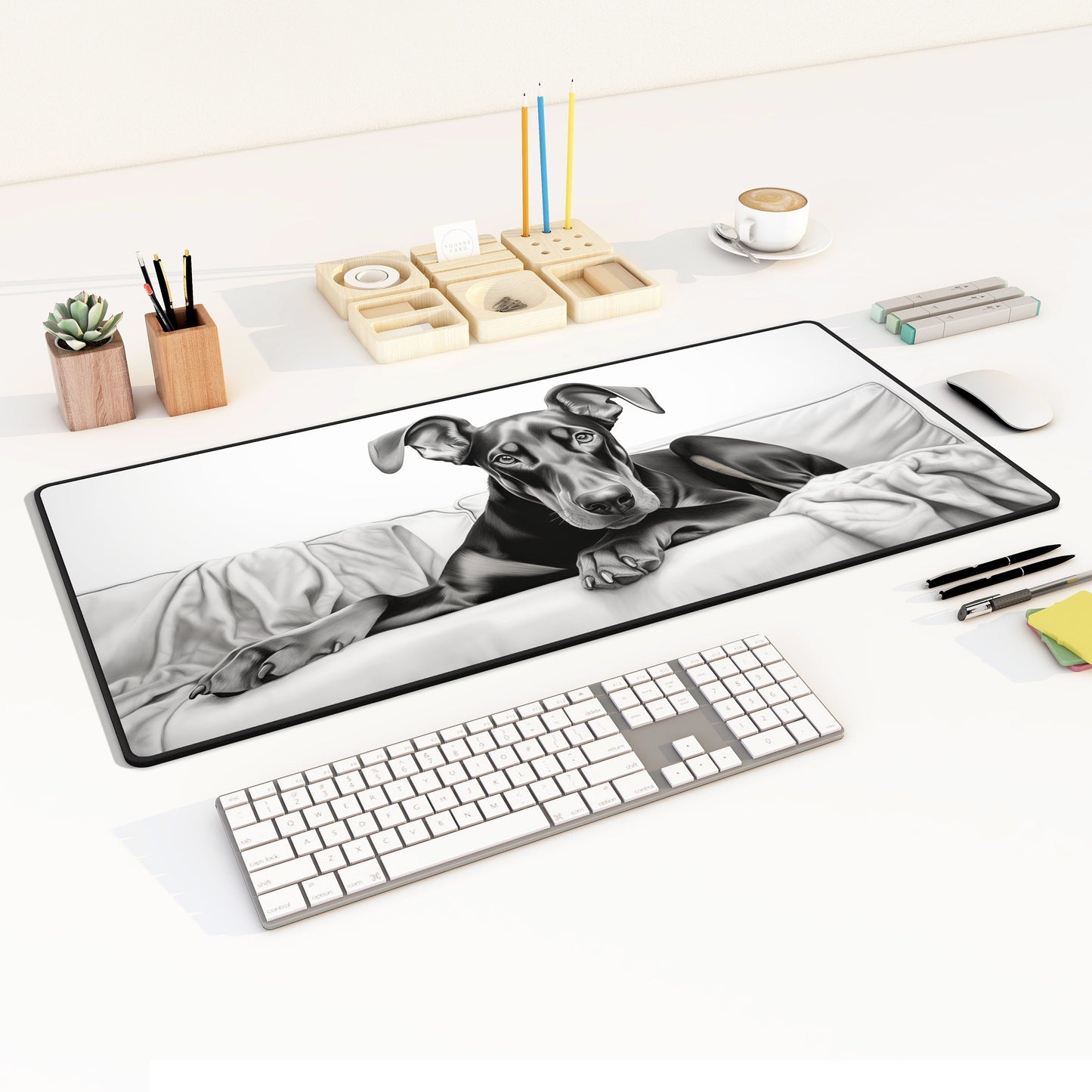 Dobermann Desk Mat