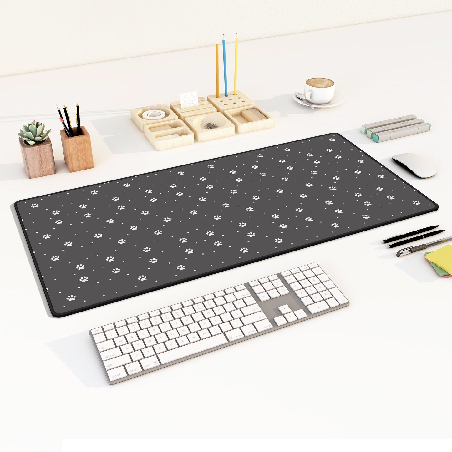 Paw Pattern Desk Mat