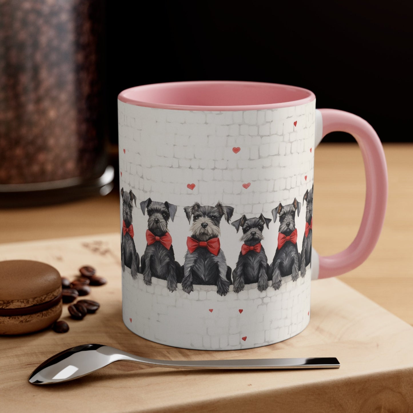 Schnauzer Dog Mug Stripes