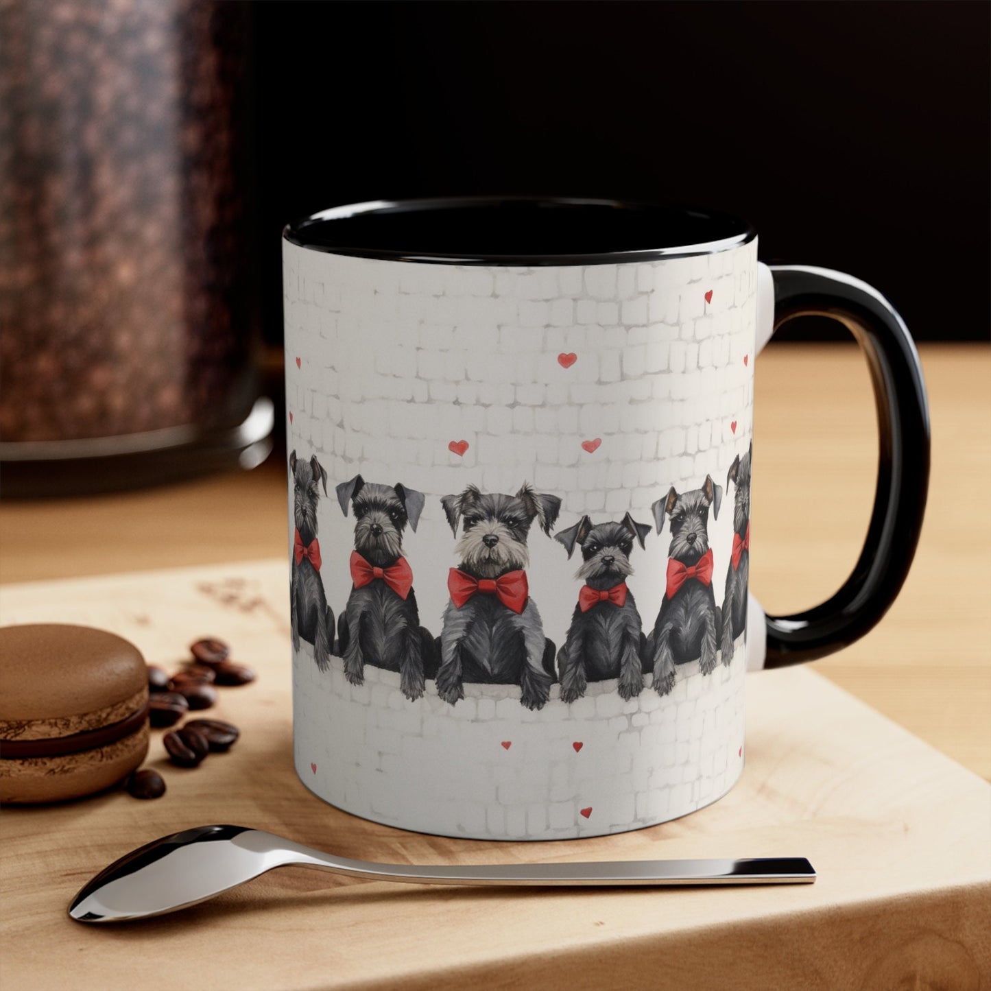 Schnauzer Dog Mug Stripes