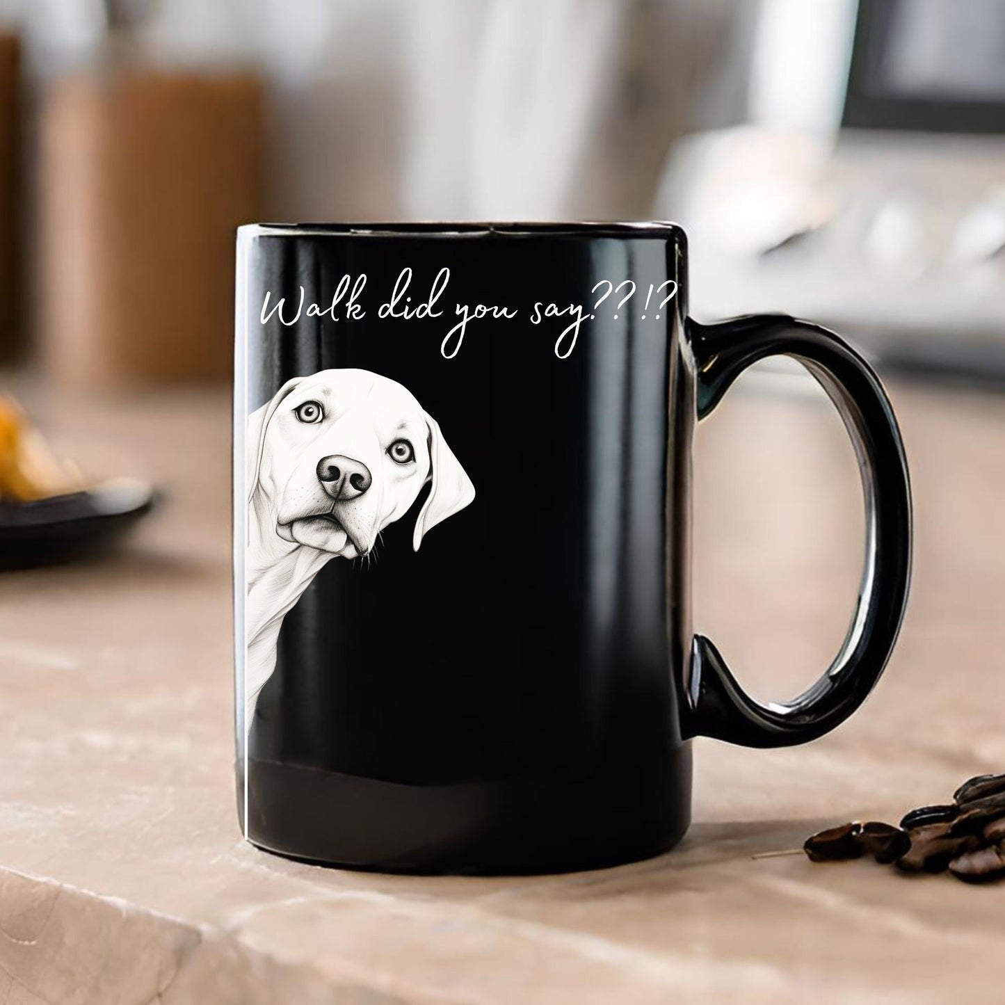 "Walk?" Mug