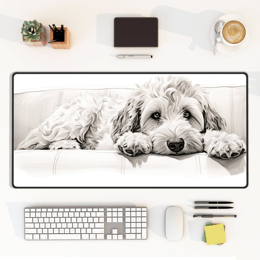 Goldendoodle Desk Mat