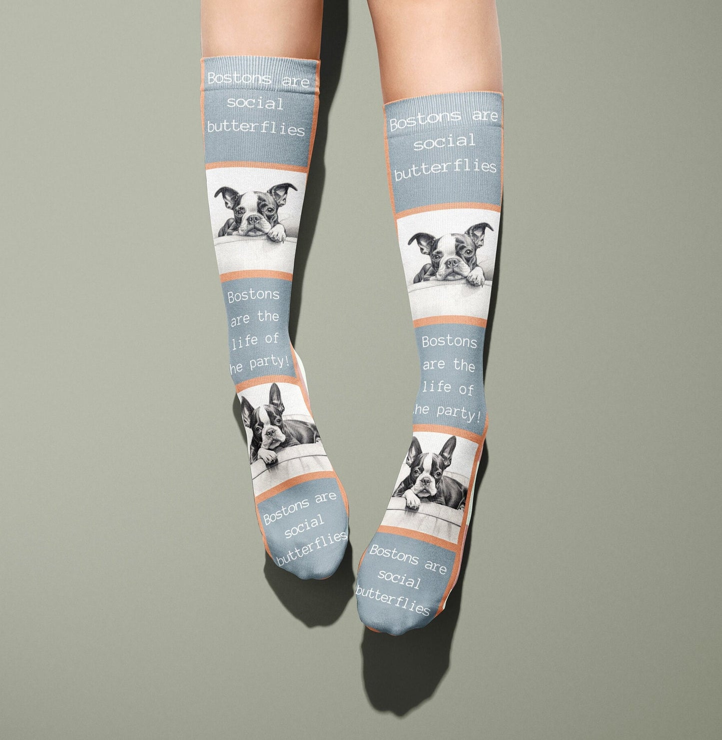 Boston Grid Socks