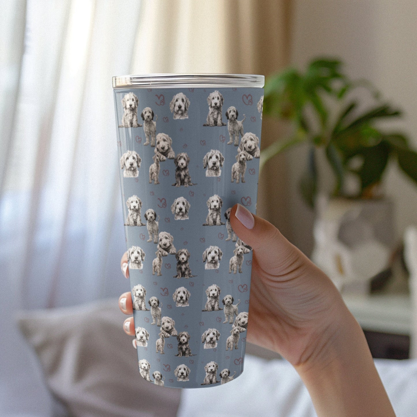 Goldendoodle Dog Travel Mug Tumbler