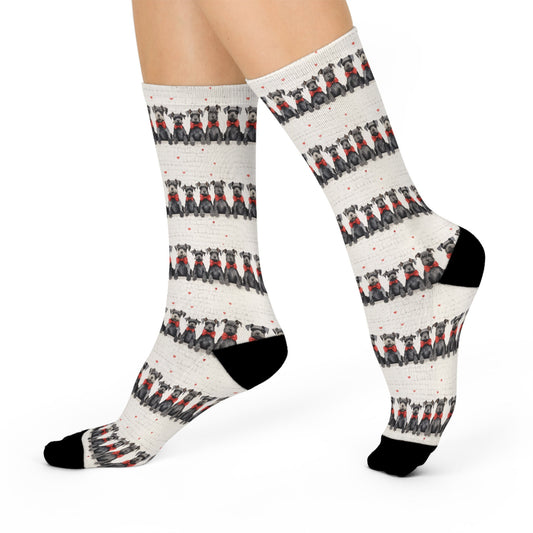 Schnauzer Bow Socks