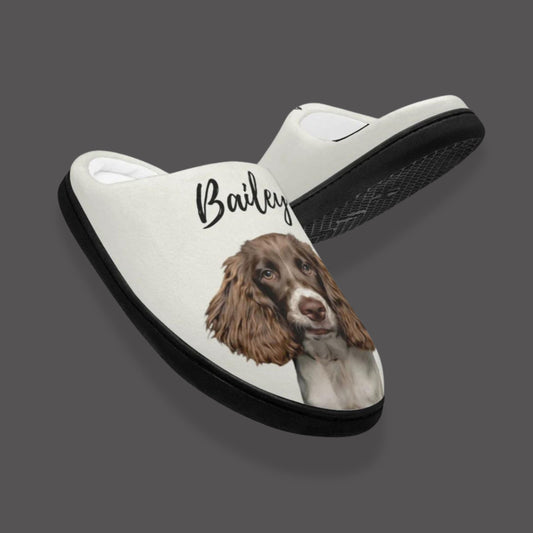 Personalised Slippers With Pet Portrait