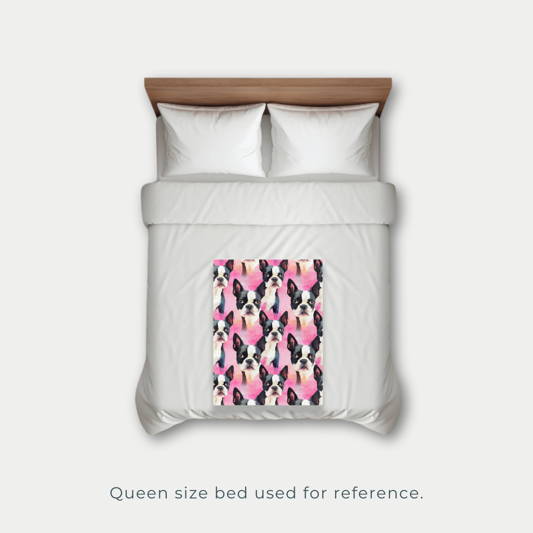 Boston Watercolor Blanket